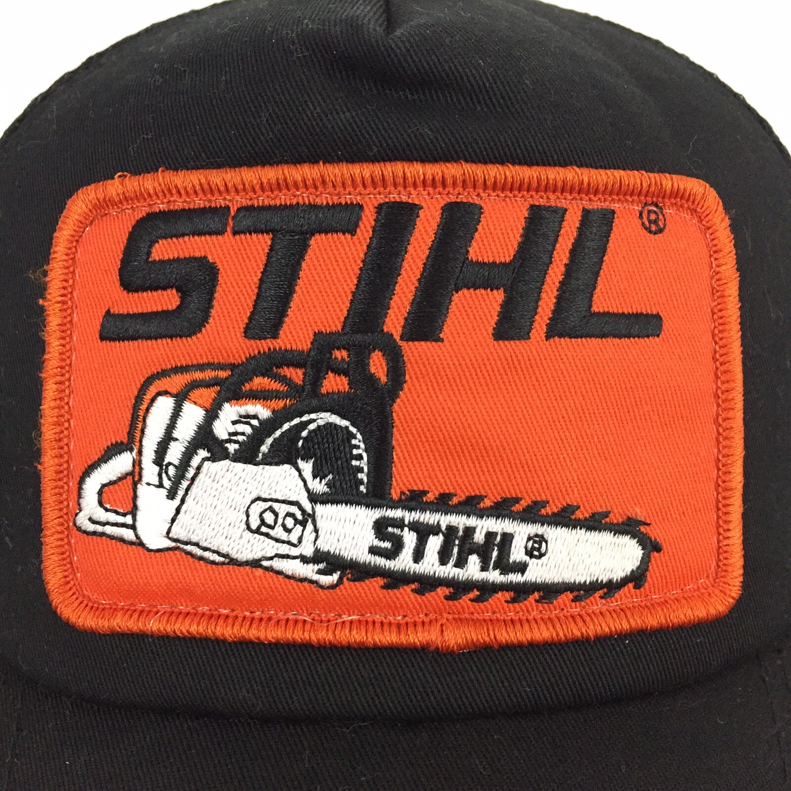STIHL Patch Hat Spell Out Logo Chainsaws Mesh Sna… - image 3