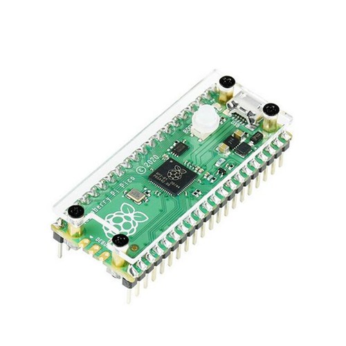 Dust-Proof Clear Acrylic Protection Case With Key Cap For Raspberry Pi Pico - Picture 9 of 15
