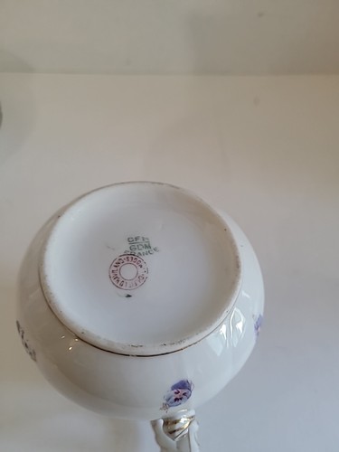 ch field haviland limoges CFH GDM France Purple Flower - Picture 14 of 14