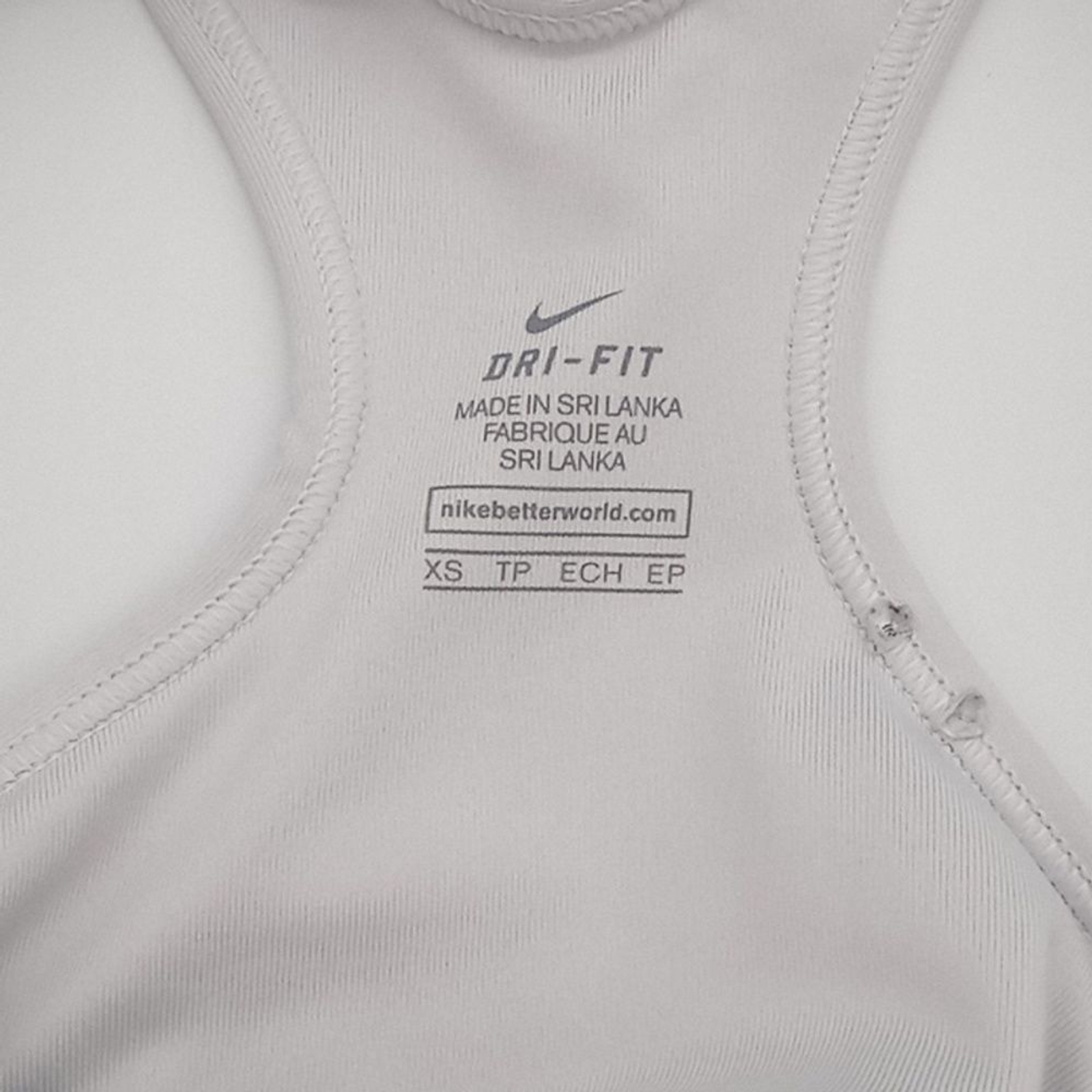 Nike Sports Bra Womens XS Pro Classic Logo Swoosh… - image 8