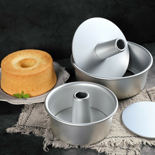 6/8" Round Hollow Chiffon Cake Mold Food Cake Pan Baking Mould Removable Bottom - Picture 7 of 11