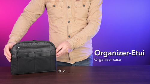 Organizer-Etui und faltbarer Rucksack von TROIKA - Video 1 von 1