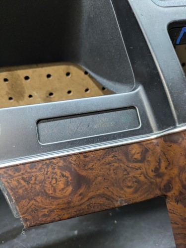 1989-92 Ford Ranger Bronco II WOODGRAIN Instrument Cluster Dash Bezel #2721 - Picture 5 of 13
