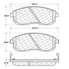 Disc Brake Pad Set-OE Formula Brake Pads Rear Centric fits 93-98 Toyota Supra