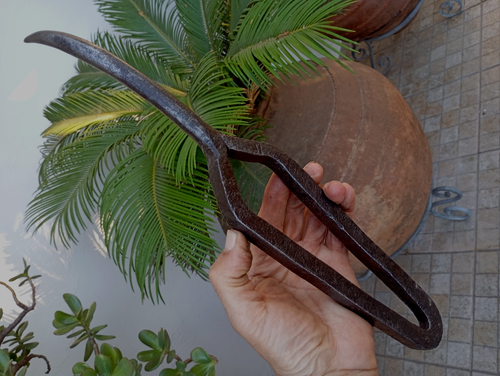 Antiguo Herrero de Acero/Hierro Forjado Marlín Pico Marinero Herramienta Cuerda Nudo Trabajo - Imagen 19 de 22