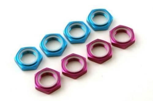 Fastrax 17 mm x 1,0 lila gezahnte Radmuttern (4 Stück) - Bild 1 von 1