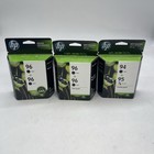 3 pk HP 96 Black 95 Ink 1610 2350 2355 Officejet 100 150 Twin Pack Combo Pack