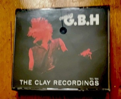 G.B.H. The Clay Recordings CD Punk Box Set Clay Label Jewel Case Black Cover