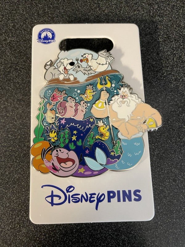 Disney Supporting Cast Cluster Little Mermaid Pin