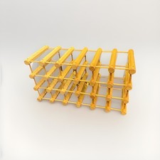 24-Bottle Solid Wood Wine Rack   Freestanding Storage Organizer
