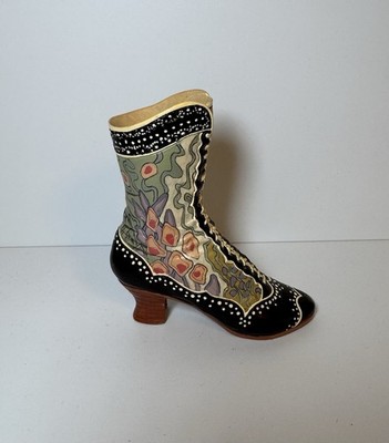 JUST THE RIGHT SHOE RAINE WILLITTS Deco Boot #25015 Figurine 1998