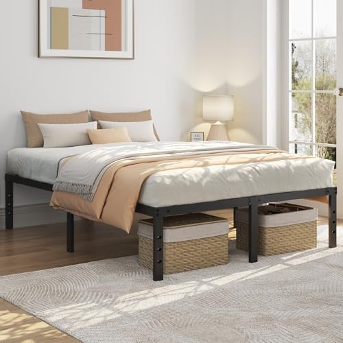 14 Inch Queen Bed Frames Heavy Duty Metal Platform Bed with Under Bed - Picture 2 of 7