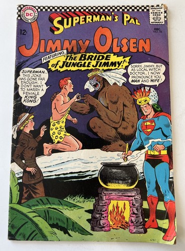 Superman's Pal Jimmy Olsen Dic #98 La novia de la selva Jimmy Superman De colección - Imagen 1 de 4