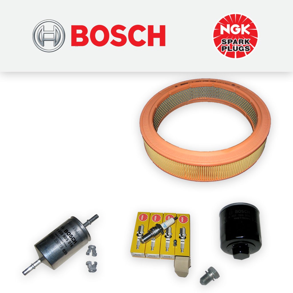 SERVICE KIT for VW POLO (6N) 1.4 8V AEX AKV APQ OIL AIR FUEL FILTERS PLUGS 96-99