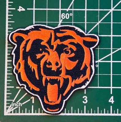 Chicago Bears 3.5'' Bear Iron/Sew On Embroidered Patch ~ Free Tracking!
