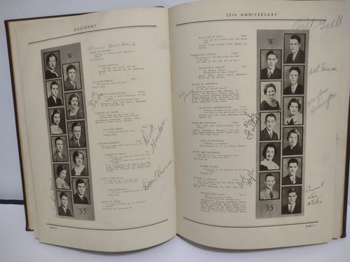Vtg 1934 & 1935 West High School Occident Yearbooks Columbus Ohio Hilltop B9 - Picture 16 of 20