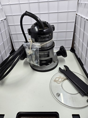 #ad Porter Cable Router Model 1002 with Router Fixed Base Model 1001 $124.95