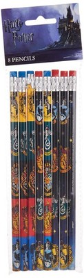 Multicolor Harry Potter Pencils - Pack of 8 - Magical-Themed Writing Set for Kid