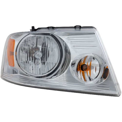 Driver and Passenger Side Headlights For Ford F-150 2004-2008 Halogen w/ Bulb/s - Picture 2 of 12