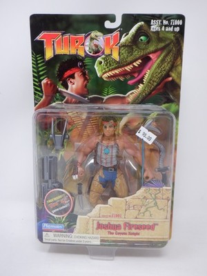 Turok Joshua Fireseed the Coyote Knight Action Figure 1998 Playmates #71001
