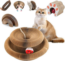 1PC Kitty Curls Cat Toy, Magic Organ Cattoy, Magic Organ Cat Scratcher Board, Fo