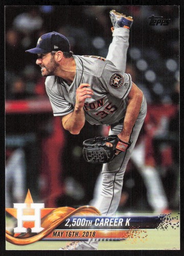 2018 Topps Update #US89 2,500th Career - Picture 1 of 2