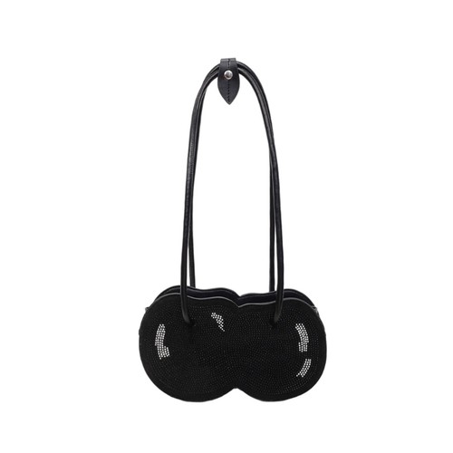 Casual Evening Purse Trendy Fruit Print Easy Maintenance PU Daily Essential - Picture 4 of 10