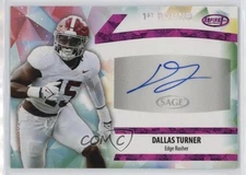 2024 Sage Aspire Pink Dallas Turner #ASP-DT Rookie Auto RC