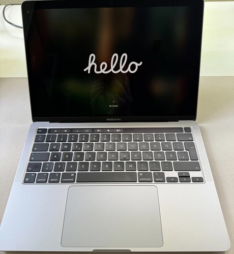 MacBook Pro 13″ (M1, 16 GB, 256 GB, Touch Bar, Retina) Space Grau - TOP Zustand - Afbeelding 3 van 10