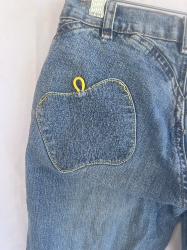 Apple Bottom Jeans Womens Size 2 Blue Stretch Embroidered Y2K Boot Leg - Bild 5 von 8