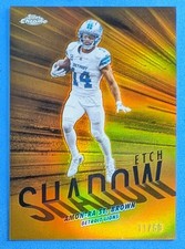 2025 Topps Chrome Football Etch Shadow GOLD Amon-Ra St. Brown /50 SSP