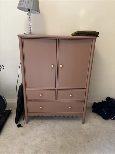 Dunelm Remi Scalloped Tall Sideboard