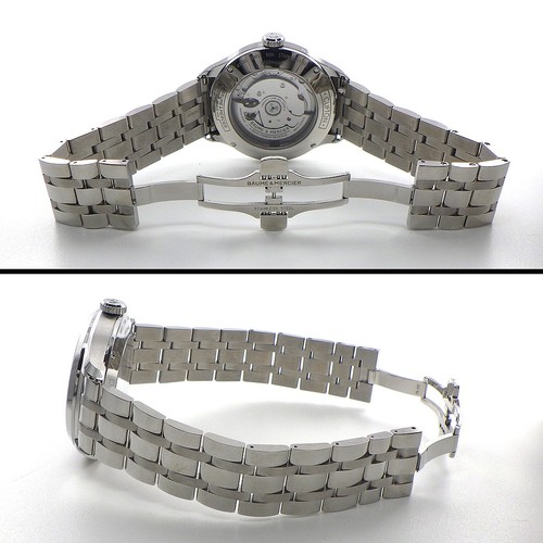 Reloj BAUME&MERCIER Clifton 10725 Fase Lunar Día-Fecha SS Baumatic Automático - Imagen 3 de 10