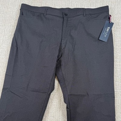 NEW Tommy Hilfiger Mens 38x30 Charcoal THFlex Stretch Finn Dress Pants