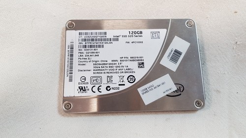 Intel ssdsa2bw120g3h 120GB 2.5" SATA SSD Drive - Picture 2 of 8