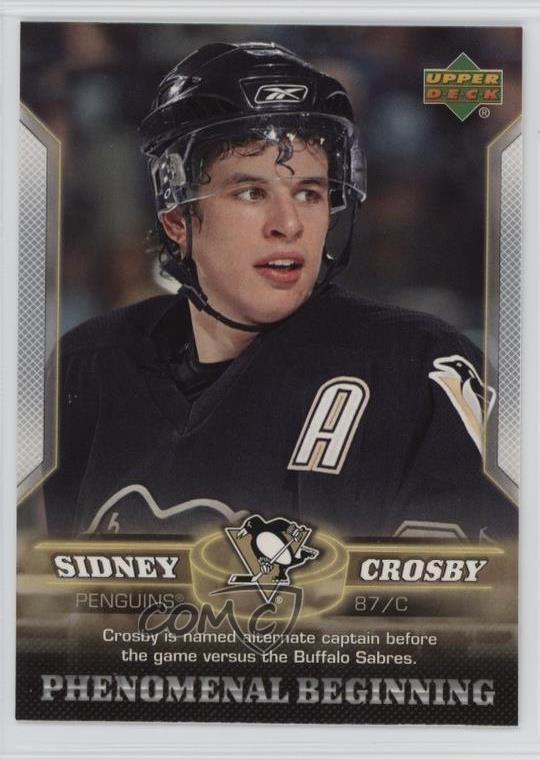 2005-06 Upper Deck Phenomenal Beginning Sidney Crosby #13 Rookie RC 0sb5