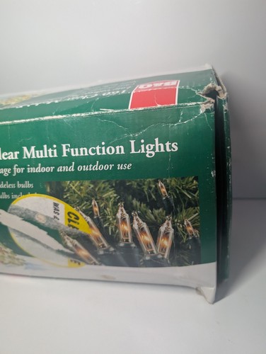 B&Q Vintage 160 Clear Multi Function Lights Indoor Outdoor Decoration BU6 - Picture 2 of 8