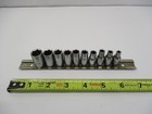 (10) Pc CRAFTSMAN EVOLV 1/4" Socket SET 5/32" - 1/2" # 16481 z - 16492 z    EC