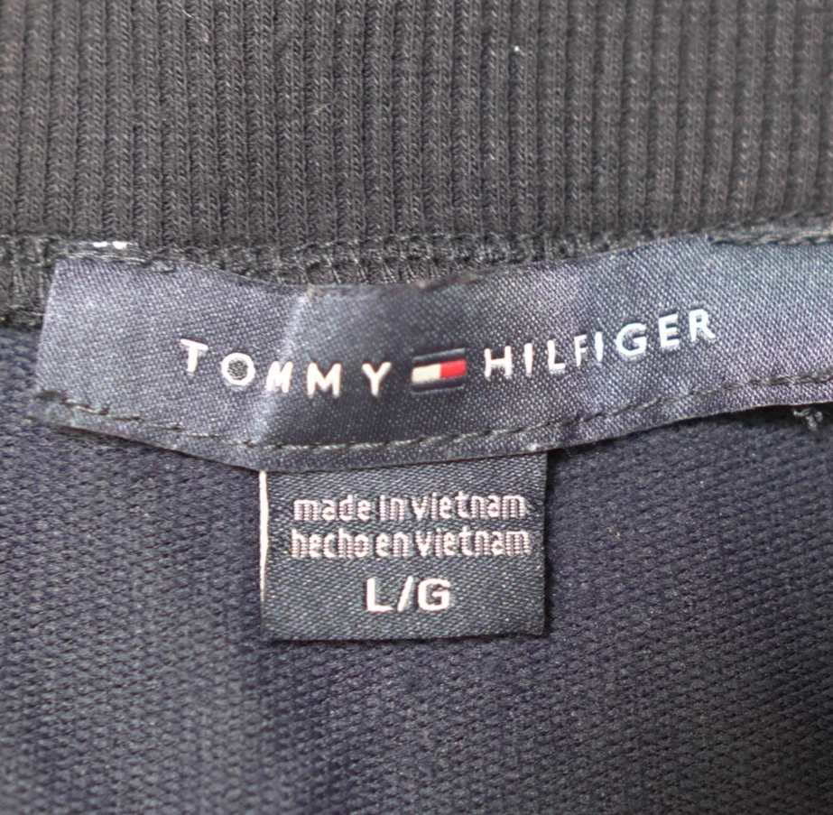 Tommy Hilfiger Mujer’s Azul Marino Rojo Azul Rayas Falda Midi L Mezcla de Lino Cordón Foto 3 de 4