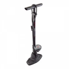 Sunlite Surge Sport DX Floor Pump - 160psi Steel Barrel, Gauge & Presta/Schrader