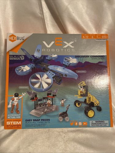 HexBug Vex Robotics Discovery Command Explorer Stem Starter 225 Pcs 2017 - Picture 1 of 5