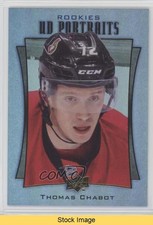 2016-17 Upper Deck UD Portraits Rookie Rainbow Green Foil Thomas Chabot READ 0bv
