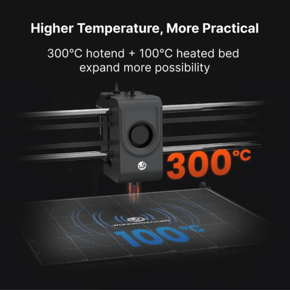 Impresora 3D multicolor SainSmart x WonderMaker ZR CoreXY - 600 mm/s alta velocidad Foto 3 de 4