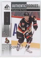 2011-12 SP Game Used Edition Authentic Rookies 57/699 Stephane Da Costa #157 9bs