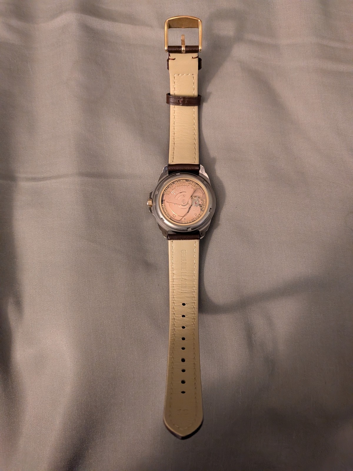 ORIENT  Automatic Titanium Watch Gold dial (Model… - image 2