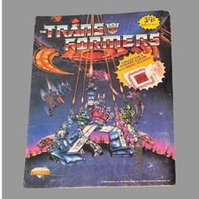 Vintage 1986 Transformers The Movie Sticker Album Book