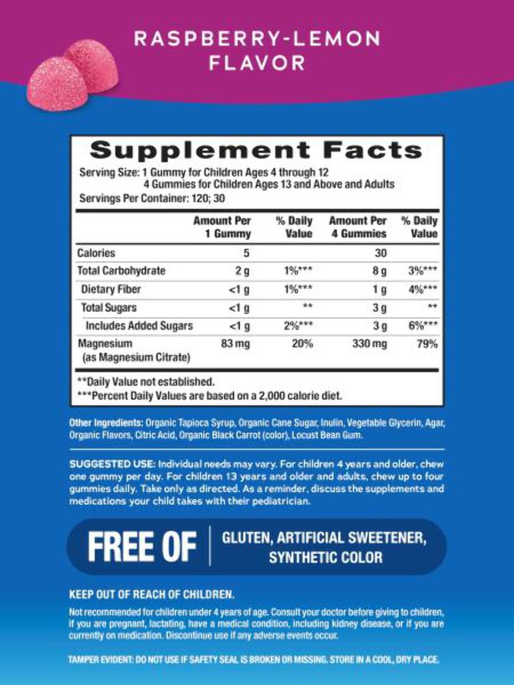 12/26 Natural Vitality CALM, Magnesium Citrate Supplement, Stress Relief Gummies