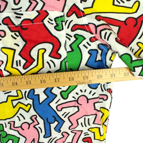Rara camicia uomo KEITH HARING x H&M Tribe Called Quest con bottoni taglia M nuova con etichette - Foto 10 di 11