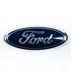 2004-2016 Ford 9" x 3.5" BLUE OVAL CHROME LOGO Emblem Fits: Grille & Tailgate