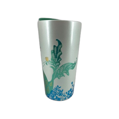 Starbucks Siren Travel Mug Tumbler Blue Green Gold Mermaid 2022 with Lid Ceramic - Bild 2 von 9